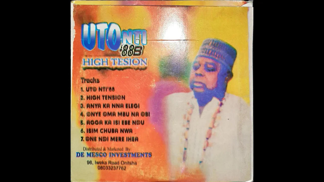 Pericomo Okoye – Chief Pericomo Okoye   UTO NTI Side 2   IKEJI 1988 Album